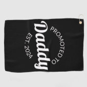 Aangepromoveerd tot papa Oost. 124 Golfhanddoek (Horizontaal)