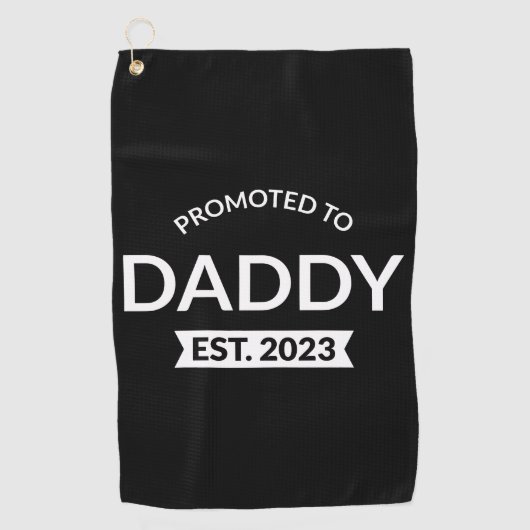 Aangepromoveerd tot papa Oost. 2023 II Golfhanddoek (Voorkant)