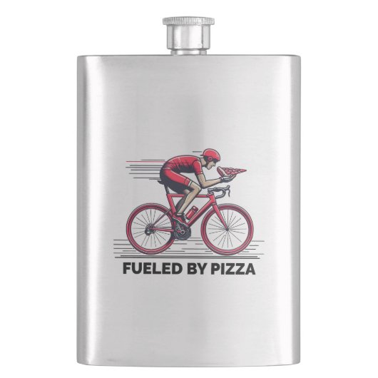 Aangewakkerd door Pizza Cyclist Flacon (Voorkant)