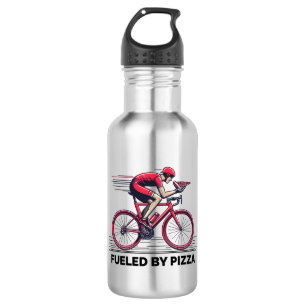 Aangewakkerd door Pizza Cyclist Waterfles
