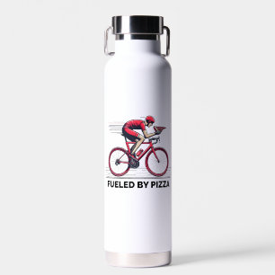 Aangewakkerd door Pizza Cyclist Waterfles