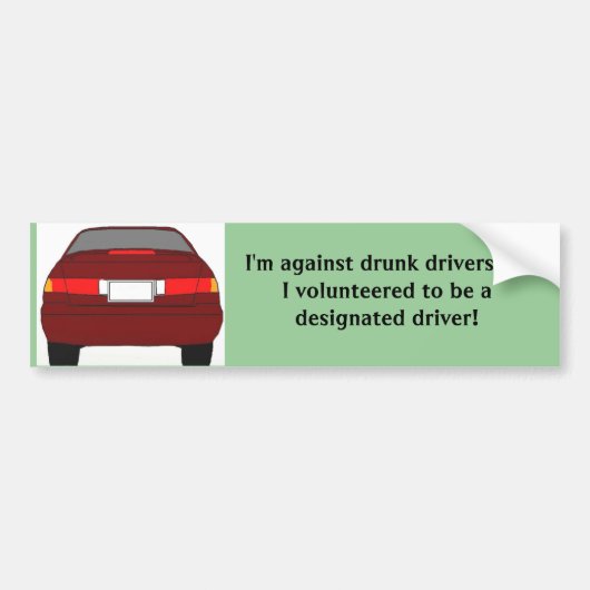 Aangewezen bestuurdersBumpersticker Bumpersticker (Voorkant)