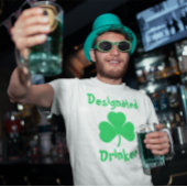 Aangewezen Drinker St Patrick's Day T-shirt
