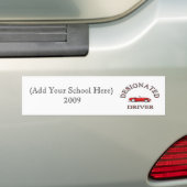 Aangewezen driver Bumpersticker (Op auto)