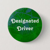 Aangewezen Driver Pine Holiday Button (Voorkant)