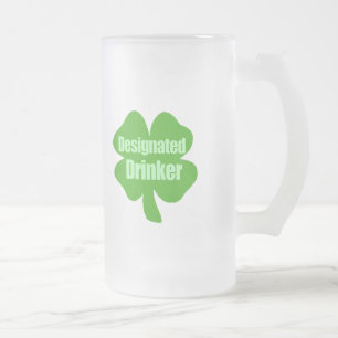 Aangewezen dronker matglas bierpul