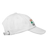 Aangewezen Irish Drinker Embroided Baseball Hat Geborduurde Pet (Rechts)
