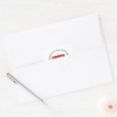 Aangewezen stuurprogramma hart sticker (Envelop)