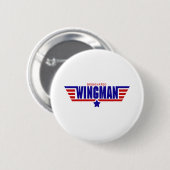 Aangewezen Wingman Ronde Button 5,7 Cm (Voorkant /achterkant)