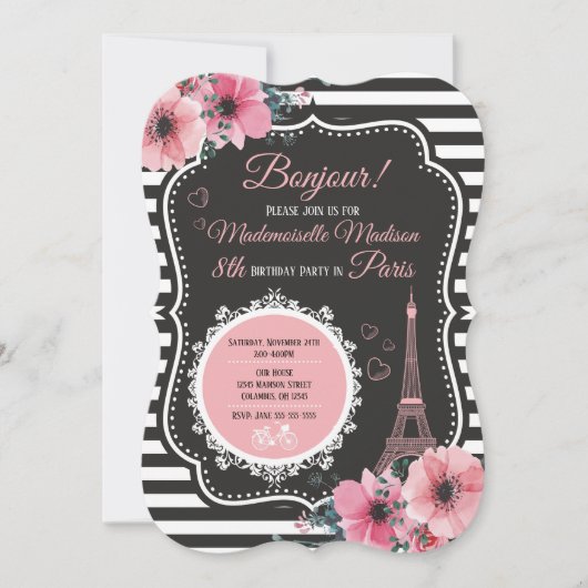 Aangifel Tower Birthday Party Kaart (Voorkant)