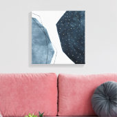 Aangrenzende abstractie canvas afdruk (Insitu (Woonkamer))