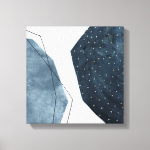 Aangrenzende abstractie canvas afdruk