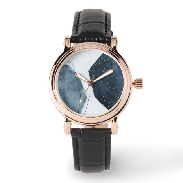 Aangrenzende abstractie horloge (Voorkant)