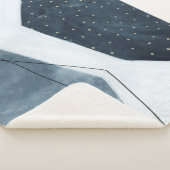 Aangrenzende abstractie sherpa deken (3/4)