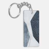 Aangrenzende abstractie sleutelhanger (Voorkant Links)