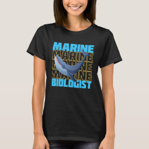 Aanhanger mariene biologie t-shirt