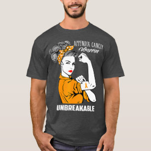 Aanhangsel Bewustmaking kanker ondraaglijke warrio T-shirt
