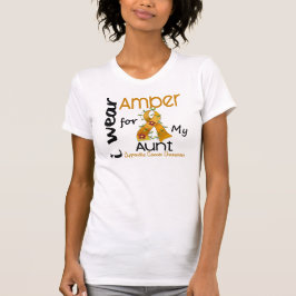Aanhangsel Kanker ik amber voor mijn tante 43 T-shirt