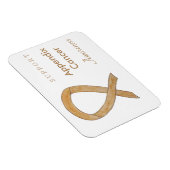 Aanhangsel Kankerbewustmaking Lint Kunstmagneet Magneet (Rechterzijde)