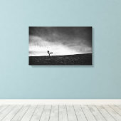 aanhangsels op heuvel canvas afdruk (Insitu (Houten vloer))