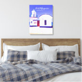 Aanhangwagen met aansteker Port Macquarie Australi Canvas Afdruk (Insitu (Slaapkamer))