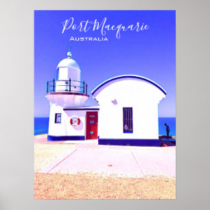 Aanhangwagen met aansteker Port Macquarie Australi Poster
