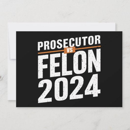 Aanklager vs Felon 2024 Kaart (Voorkant)