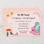 Aankleden Mode Party Uitnodiging (Voorkant / Achterkant)