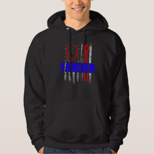 Aankomende Hoefijzer Hoof Trimming Equine Shoeing_ Hoodie