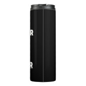 Aankomst/blok/dochter... Borstkanker Thermosbeker (Achterkant)