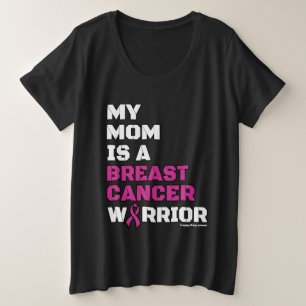 Aankomst/Blok/Mam... Borstkanker Grote Maat T-shirt