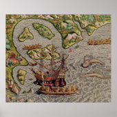 Aankomst en ontscheping poster (Voorkant)