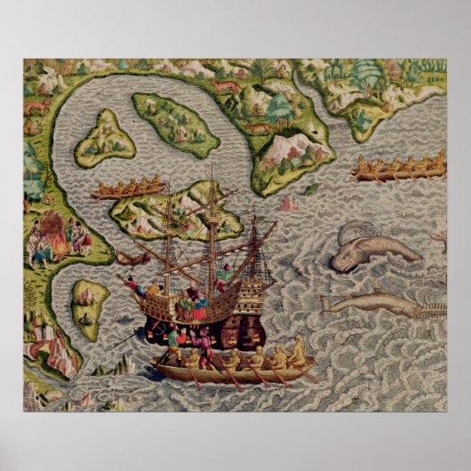 Aankomst en ontscheping poster (Voorkant)