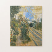 Aankomst in Montegeron Monet Fine Art Legpuzzel (Verticaal)