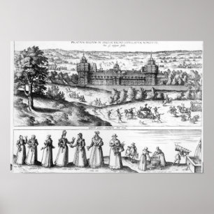 Aankomst koningin Elizabeth I Poster