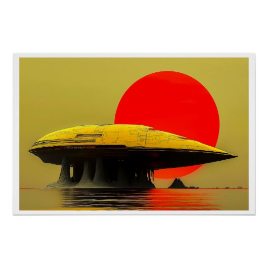 aankomst op zonne-energie perfect poster (Voorkant)