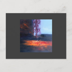 aankomst ' s morgens briefkaart