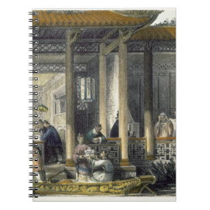 Aankomst van Cadeaus voor het huwelijk bij het ver Notitieboek