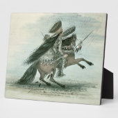 Aankomst van de Crow Tribe (m/v op papier) Fotoplaat (Zijkant)