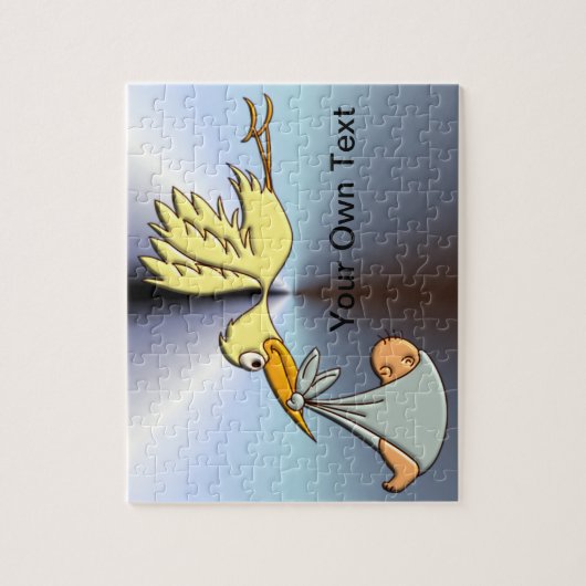 Aankomst van de pasgeboren Baby - levering van een Legpuzzel (Verticaal)