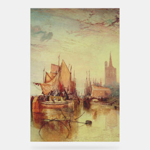 Aankomst van een pakketboot door Joseph Turner Acryl Bord