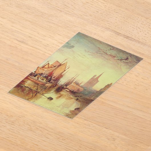 Aankomst van een pakketboot door Joseph Turner Acryl Uitnodigingen (Laagn)