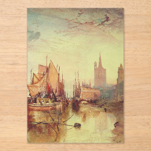 Aankomst van een pakketboot door Joseph Turner Acryl Uitnodigingen