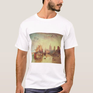Aankomst van een pakketboot door Joseph Turner T-shirt