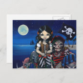 "Aankomst van het Briefkaart van de schade" (Voorkant / Achterkant)