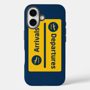Aankomst/vertrek iPhone 16 Hoesje