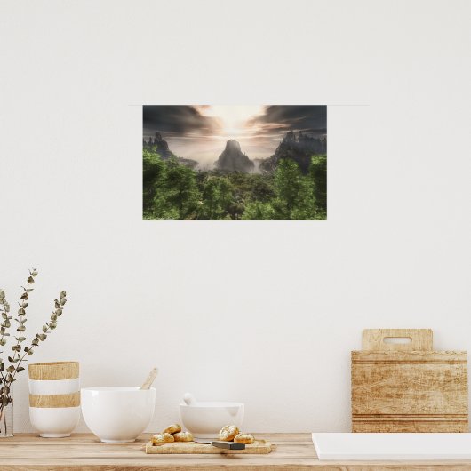 Aankomstdruk Poster (Keuken)