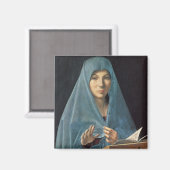 Aankondiging 1474-75 (olie op het paneel) magneet (Voorkant / Achterkant)