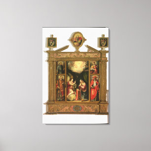 Aankondiging 1581 canvas afdruk