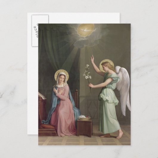 Aankondiging 1859 briefkaart (Voorkant / Achterkant)